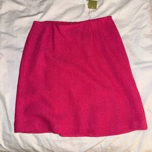 Italian pink wool skirt